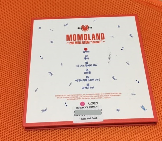 ◆Momoland 2nd Mini Album 『Freeze!』 全員直筆サイン非売CD◆韓国_画像3