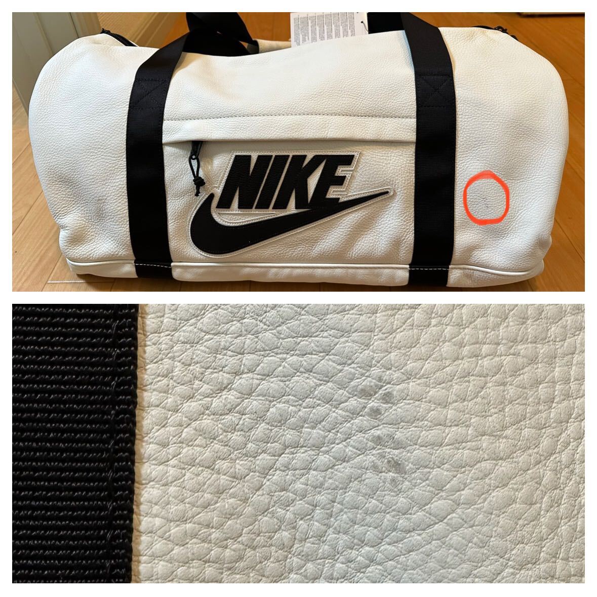 Supreme Nike Leather Duffle Bag White シュプリーム ナイキ Supreme Nike Leather Duffle Bag White シュプリーム ナイキ