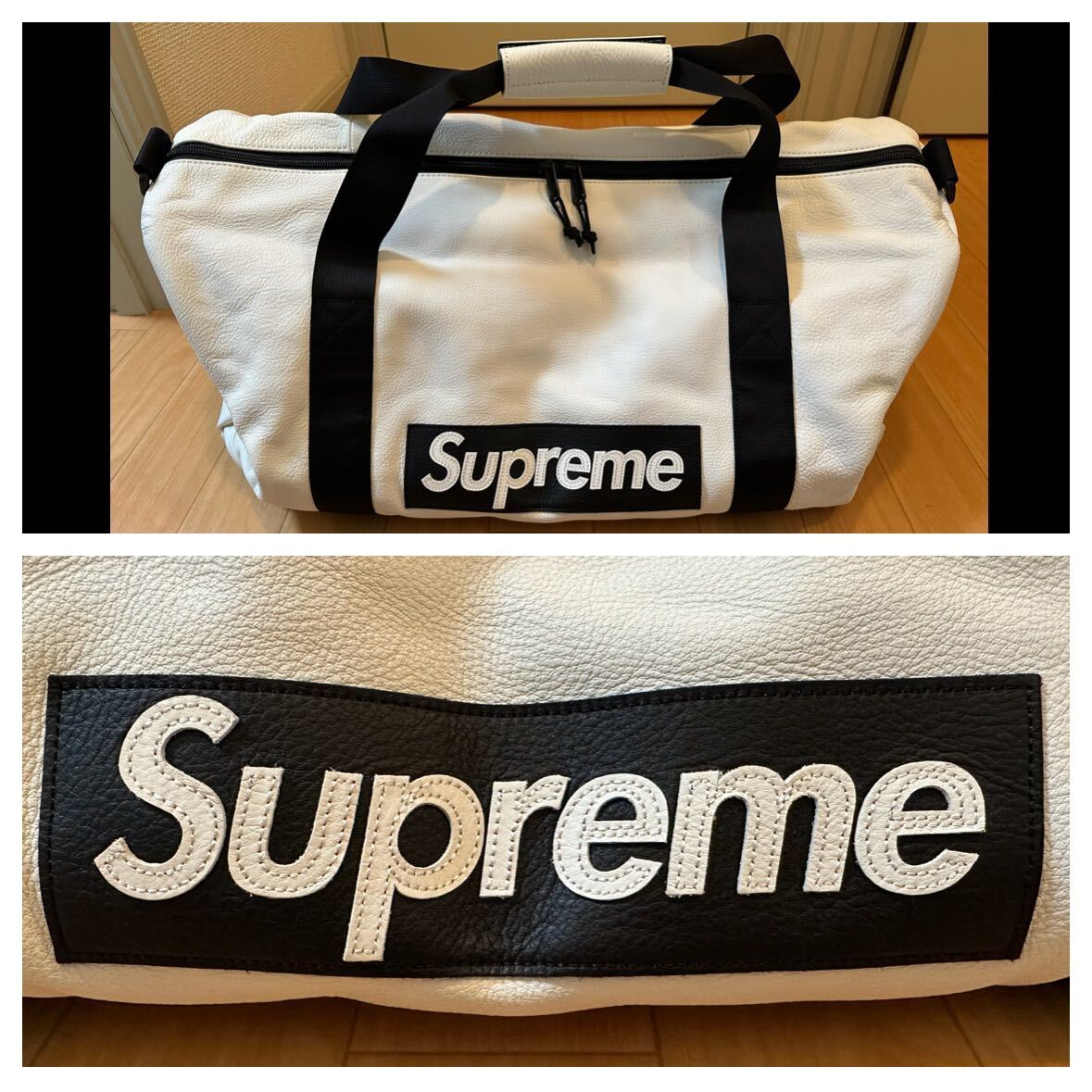 Supreme Nike Leather Duffle Bag White シュプリーム ナイキ Supreme Nike Leather Duffle Bag White シュプリーム ナイキ