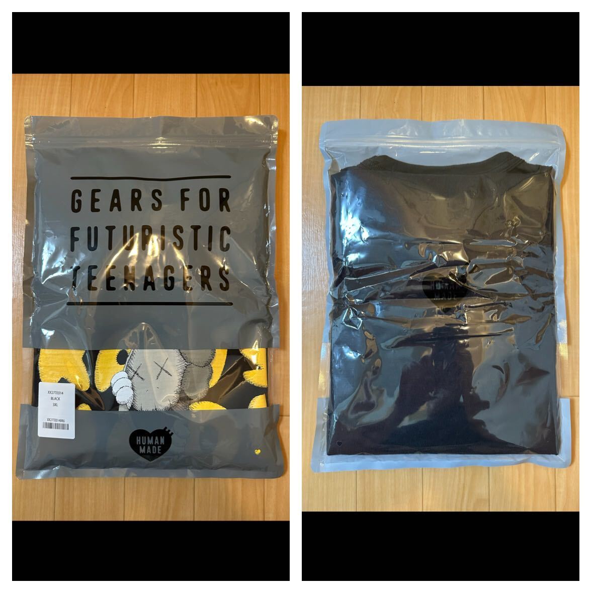 3XL HUMAN MADE KAWS MADE GRAPHIC T-SHIRT #1 BLACK ヒューマン 3XL HUMAN MADE KAWS MADE GRAPHIC T-SHIRT #1 BLACK ヒューマン