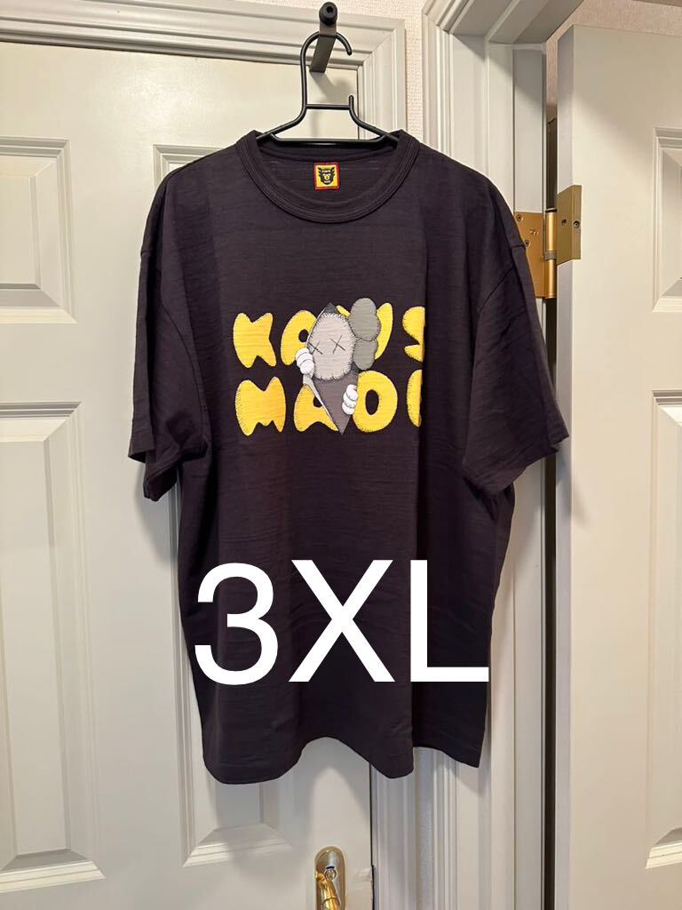 3XL HUMAN MADE KAWS MADE GRAPHIC T-SHIRT #1 BLACK ヒューマン 3XL HUMAN MADE KAWS MADE GRAPHIC T-SHIRT #1 BLACK ヒューマン