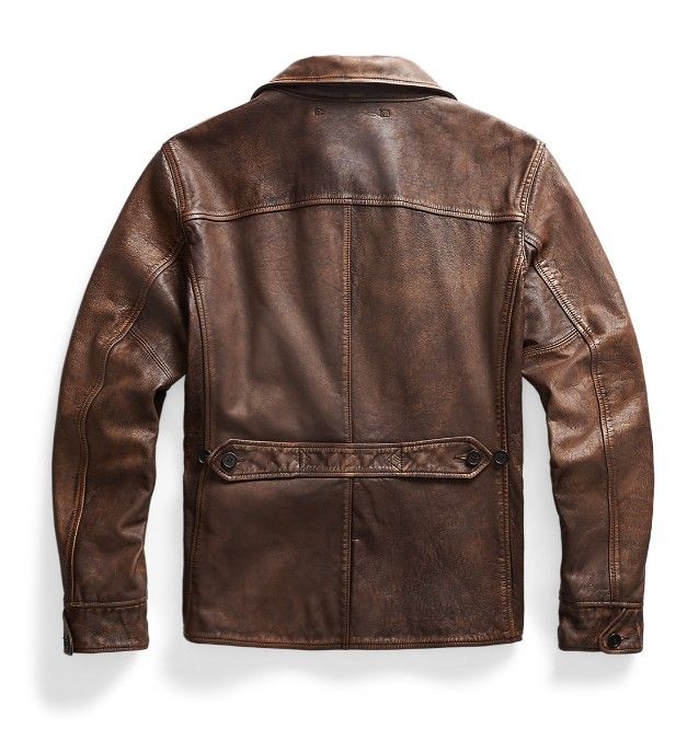 新品 24SS RRL ダブルアールエル レザー カーコート ラルフ 新品 24SS RRL ダブルアールエル レザー カーコート ラルフ