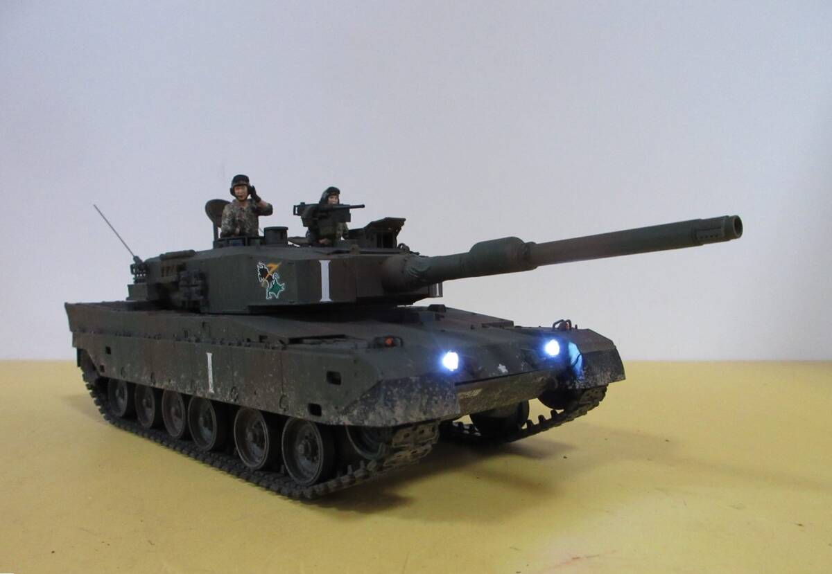大人 可愛い 服 タミヤ に改造 多機能プロポ RC2.4GHz 1/35 90式 自衛隊戦車 完成品
