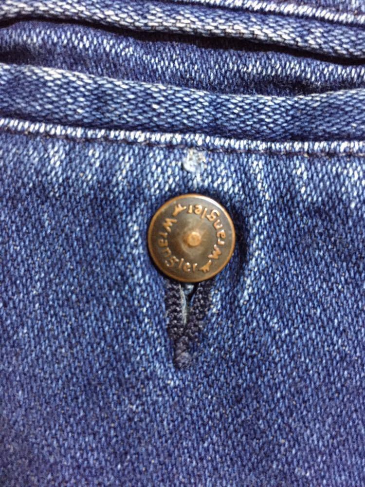 希少 70´s80´sヴィンテージ wrangler デニムバナー クリアランス売れ済