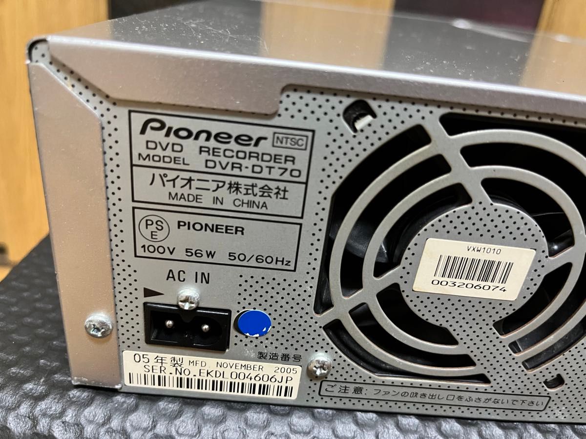pioneer パイオニア DVDレコーダー DVR-DT70|Yahoo!フリマ(旧 pioneer パイオニア DVDレコーダー DVR-DT70|Yahoo!フリマ(旧