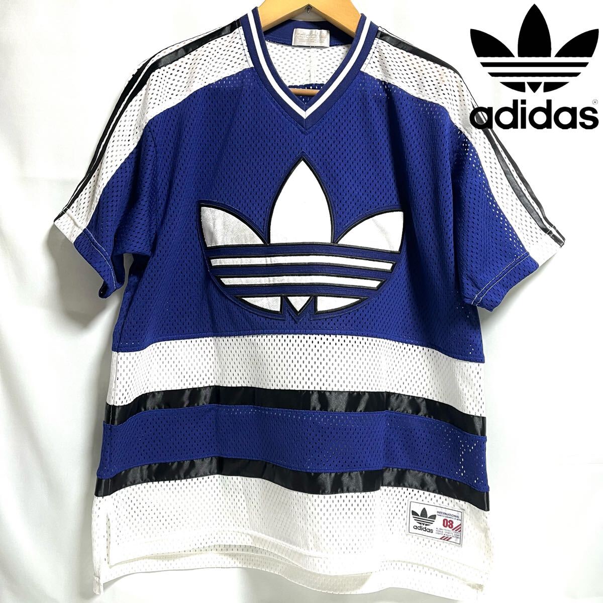 adidas アディダス ヴィンテージ 90s デサント社製 メッシュ adidas アディダス ヴィンテージ 90s デサント社製 メッシュ