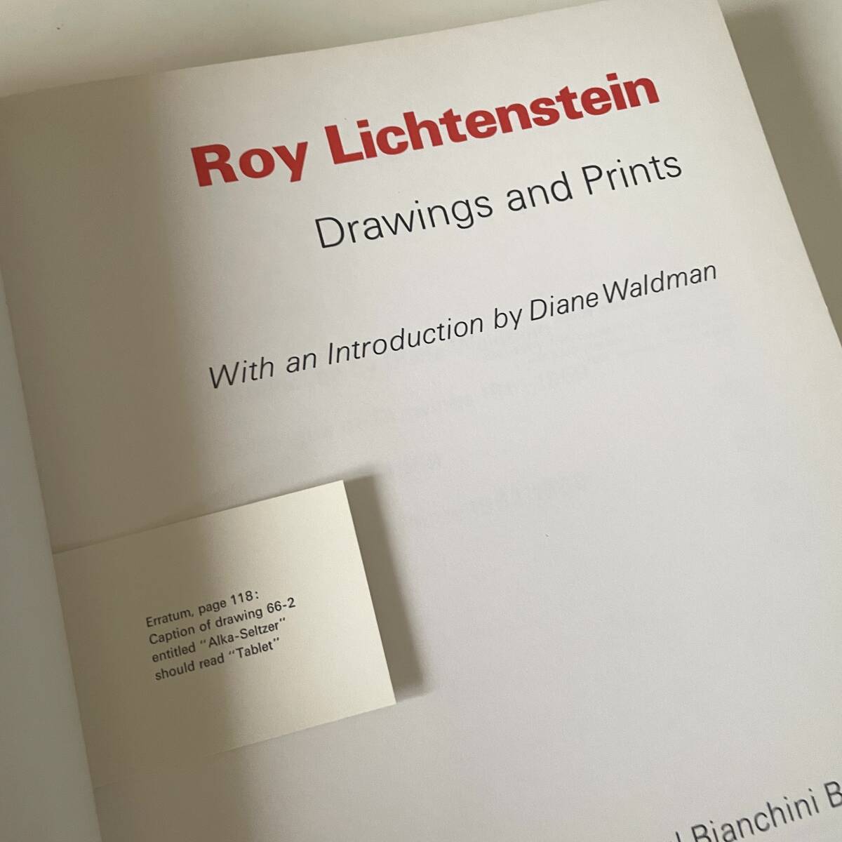 爆買いしたくなる 現品限り】ロイ リキテンスタイン Roy Lichtenstein リヒテン 図録