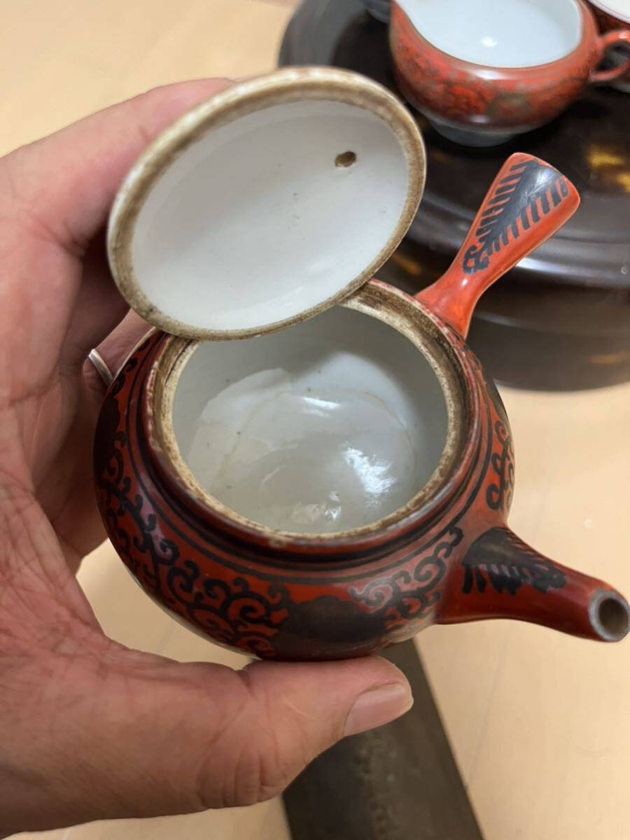 兵庫県 旧家 蔵より 京焼 煎茶道具 永楽善五郎 銀彩 染付 兵庫県 旧家 蔵より 京焼 煎茶道具 永楽善五郎 銀彩 染付