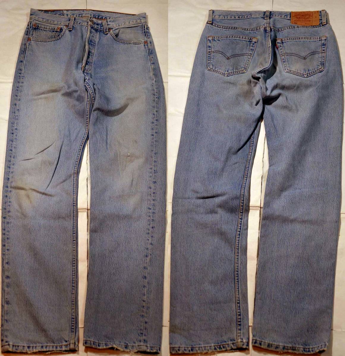 t71/LEVIS501アメリカ製 MADE IN U.S.A. 色落ち抜群 程度良好！