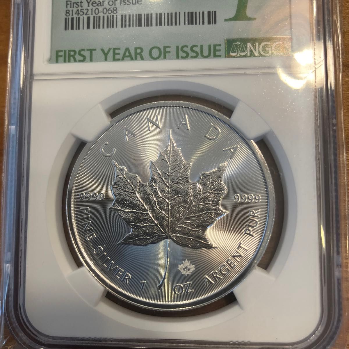2024年メイプルリーフコイン銀貨1オンス 純銀 純銀1オンス銀貨 メイプルリーフ銀貨2024年NGC MS69準最高位