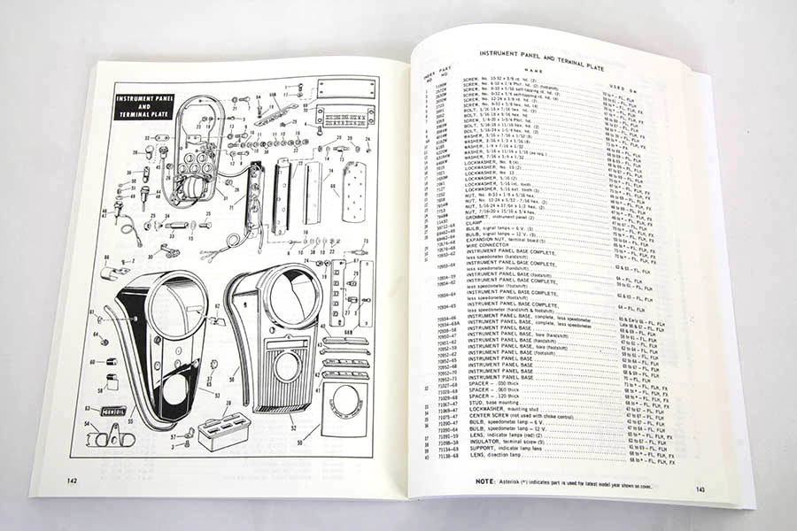 48-1382 パーツカタログ 1961-1971年 FLモデル （検索 ショベル パン（カチナパーツ_画像6