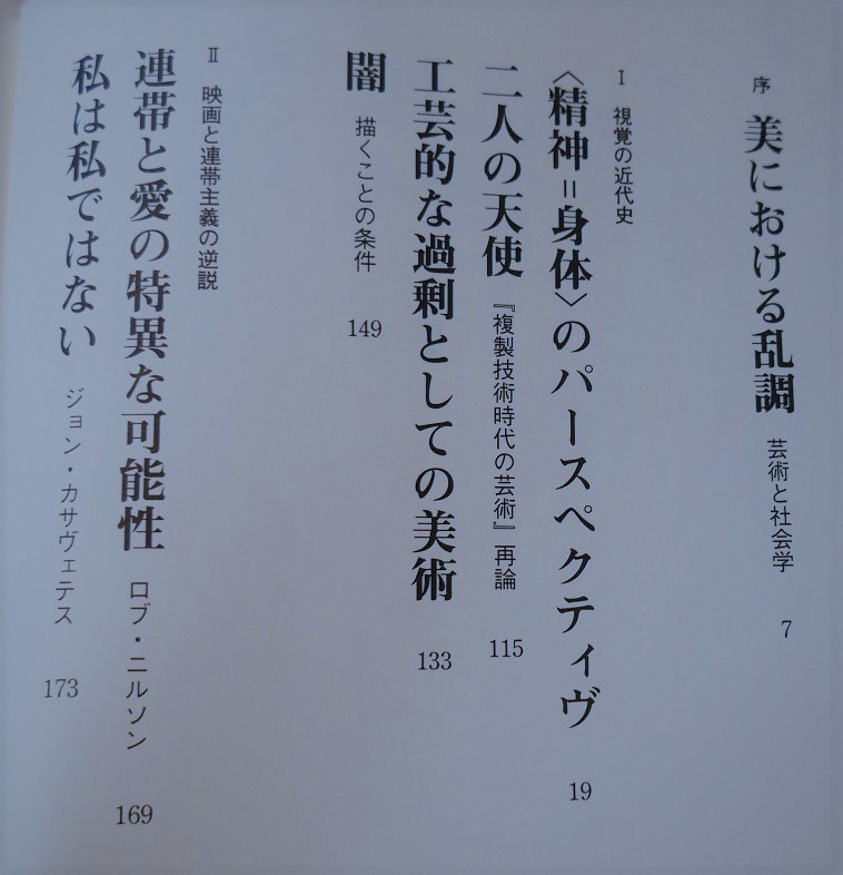 大澤真幸　美はなぜ乱調にあるのか―社会学的考察　青土社2005第１刷　ロブ・二ルソン　ジョン・カサヴェデス　押井守　イチローほか_画像4