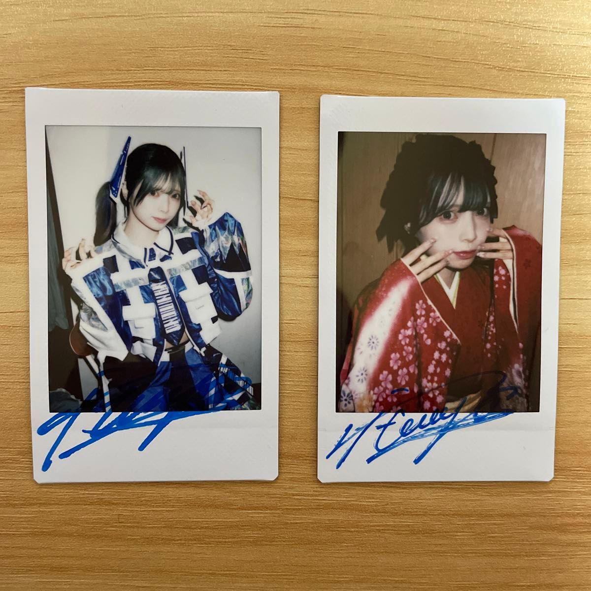 NANIMONO 柊真ミフユ 直筆サイン入りチェキ 2枚 地下アイドル NANIMONO 柊真ミフユ 直筆サイン入りチェキ 2枚 地下アイドル