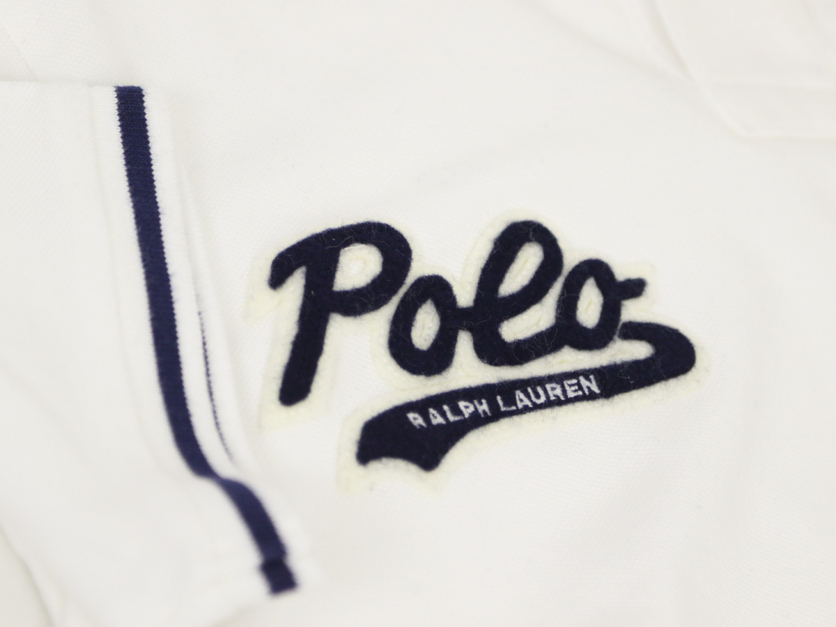 新品 アウトレット 16596 Sサイズ 半袖 ポロ シャツ polo ralph lauren ポロ ラルフ ローレン ビッグポニー 白_画像4