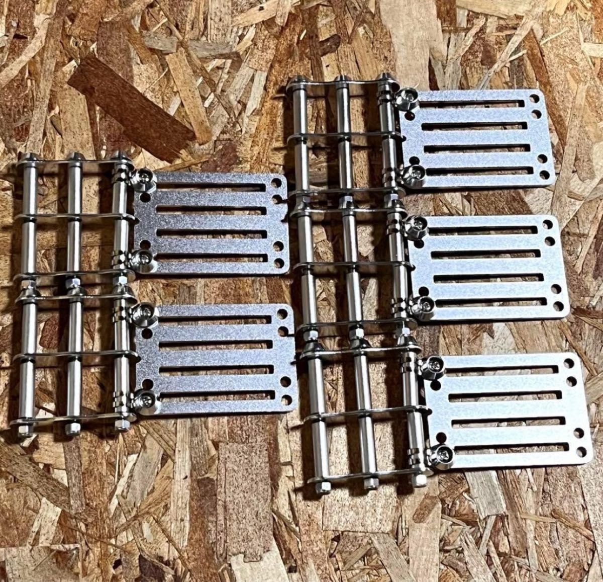 シルバー 5組 ニックス風ベルトループ 腰道具 腰袋 工具差し 3連 シルバー 5組 ニックス風ベルトループ 腰道具 腰袋 工具差し 3連