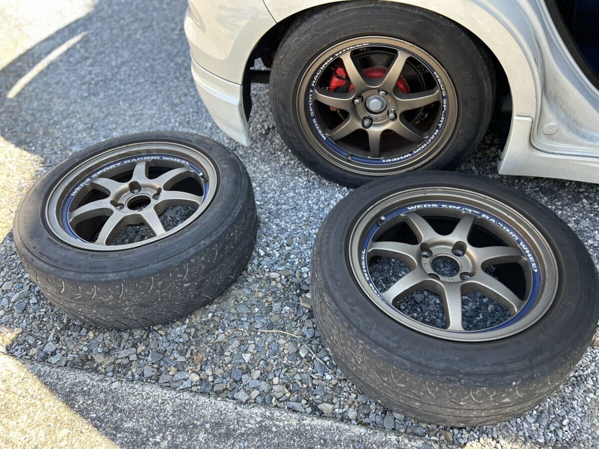 Weds Sport 195/55R15 15 × 7J 38ET PCD 100 4H 4ps.@ bronze Weds Sport 195/55R15 15 × 7J 38ET PCD 100 4H 4ps.@ bronze