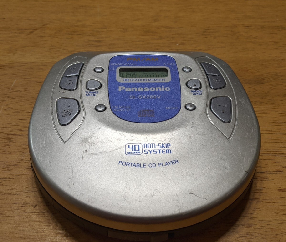 IY2104 Panasonic SL-SX289V/ラジオ付ポータブルCDプレーヤー/CD IY2104 Panasonic SL-SX289V/ラジオ付ポータブルCDプレーヤー/CD