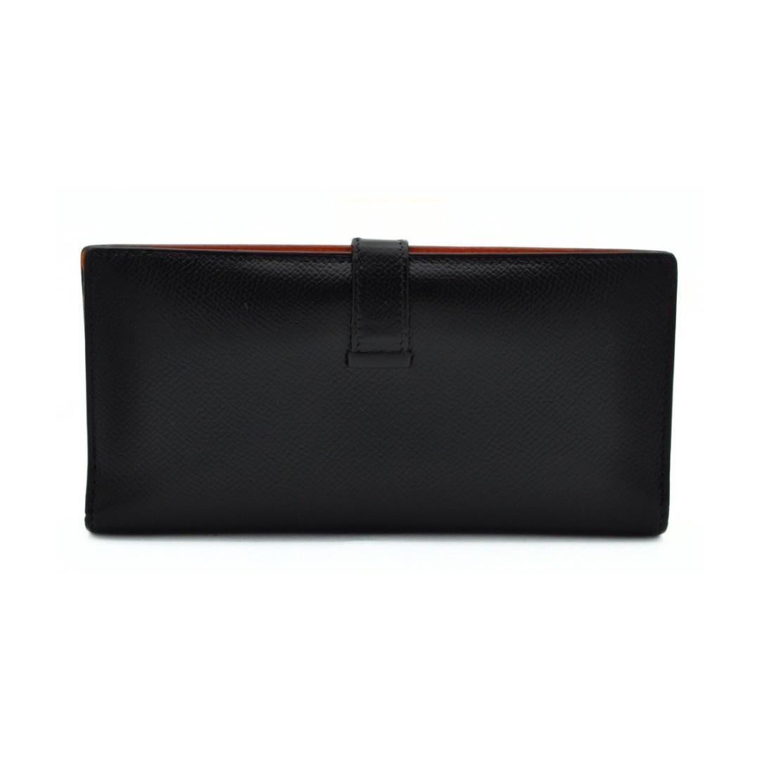 HERMES べアン 長財布 HERMESべアンエプソンブラック長財布