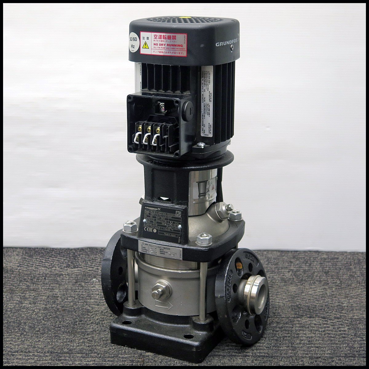 △GRUNDFOS グルンドフォスポンプ PN-SN 200V/60Hz 立形多段渦巻ポンプ 電動ポンプ/工事/CRN1-2A-FGJ-A-E-HUUE