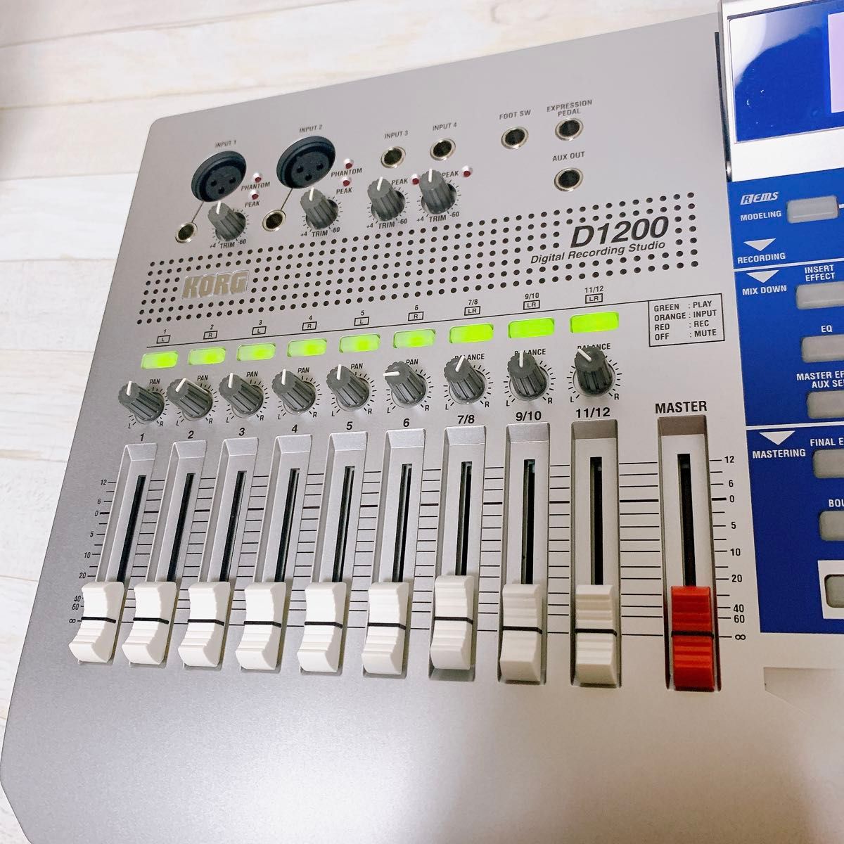極美品】 KORG D1200 デジタルレコーディングスタジオ MTR 極美品】 KORG D1200 デジタルレコーディングスタジオ MTR