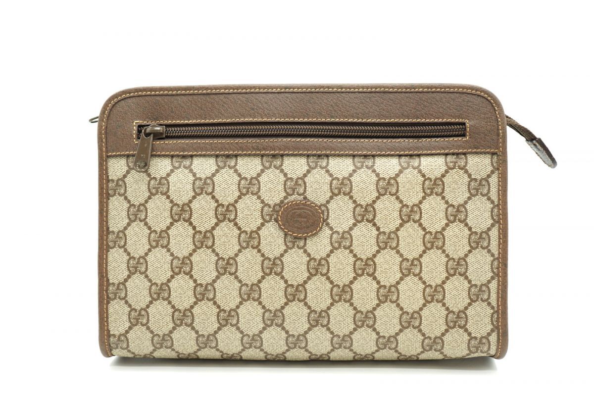 1円〜 オールド グッチ ヴィンテージ クラッチ バッグ GGプラス インターロッキングロゴ Unisex PVCレザー 茶 ブラウン GUCCI 9016h(オールドグッチ)|売買されたオークション情報、Yahoo!オークション(旧ヤフオク!) の商品情報をアーカイブ公開 - オークファン(aucfan.com)
