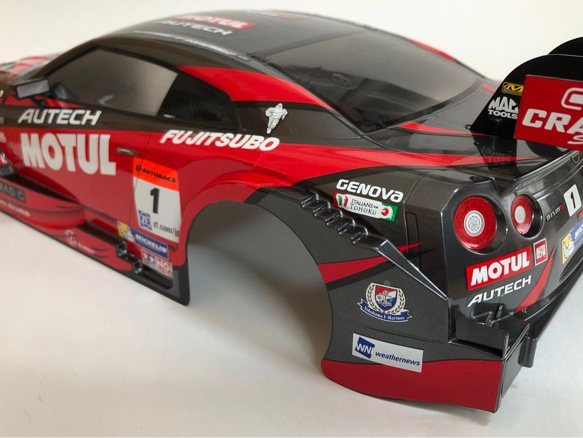 タミヤ MOTUL AUTECH GT-R ボディ 専用タイヤ&ホイール付き タミヤ MOTUL AUTECH GT-R ボディ 専用タイヤ&ホイール付き