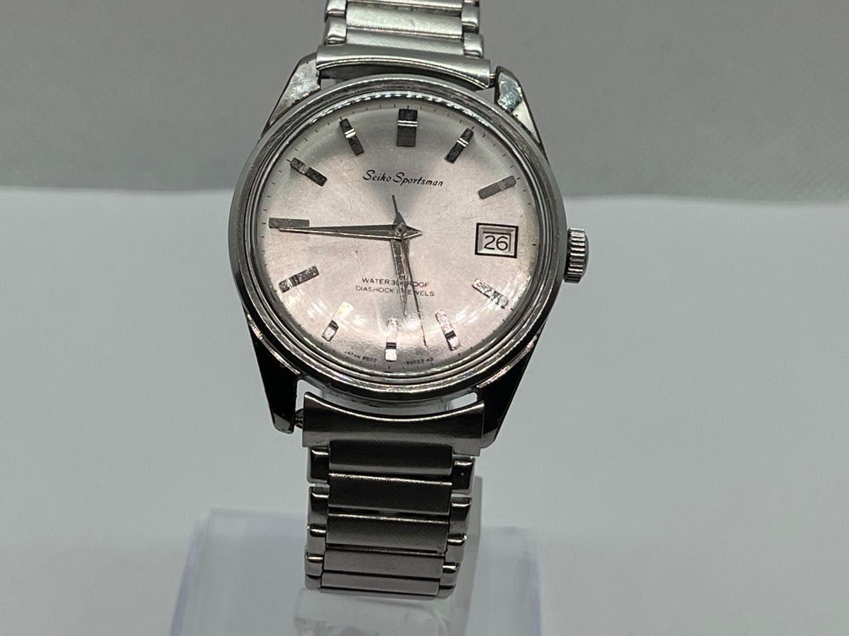 Seiko Sportsman セイコー スポーツマン 17石 手巻き腕時計 Seiko Sportsman セイコー スポーツマン 17石 手巻き腕時計