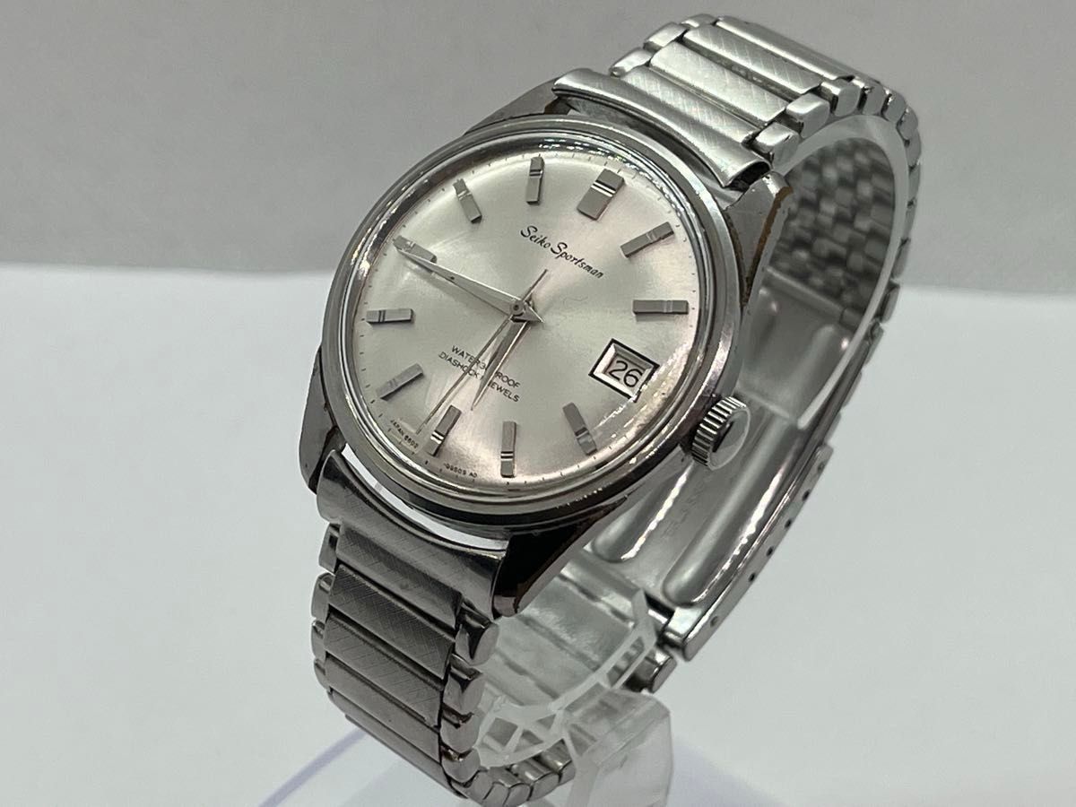 Seiko Sportsman セイコー スポーツマン 17石 手巻き腕時計 Seiko Sportsman セイコー スポーツマン 17石 手巻き腕時計
