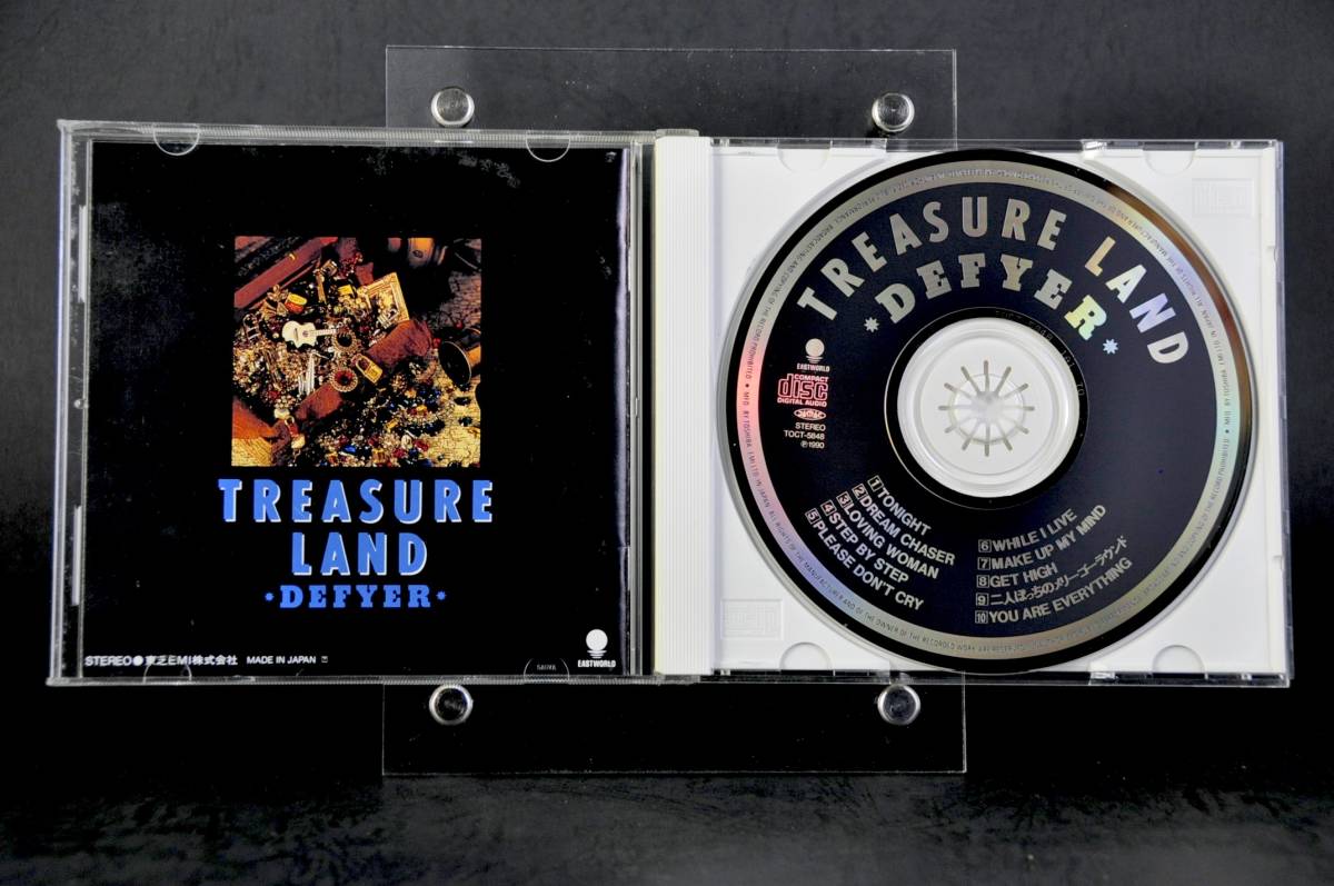 ☆☆☆ ディファイアー『トレジャー・ランド』/DEFYER『TREASURE LAND』 1990年盤 10曲収録 CD アルバム MAKE UP MY MIND,他!! 美盤 ☆☆☆_画像3