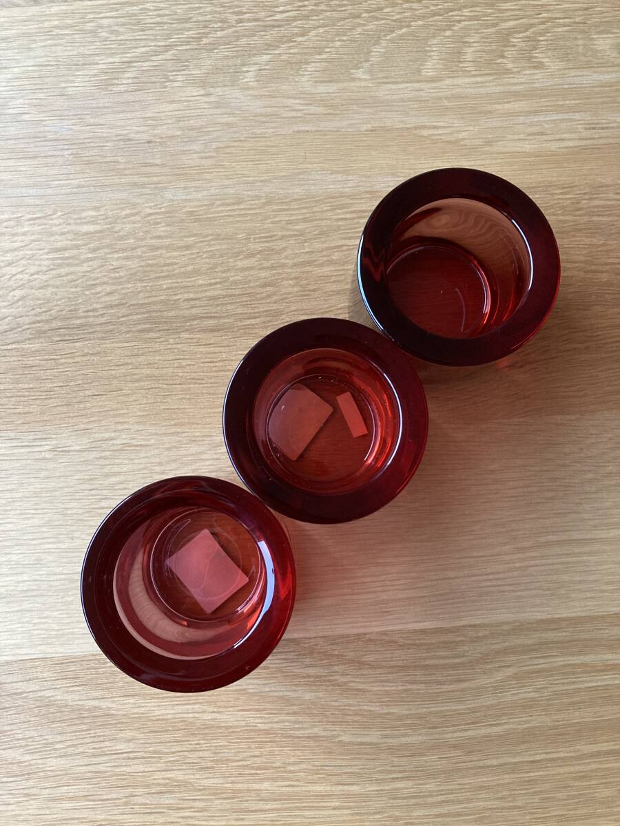 Iittala イッタラ kivi キヴィ レッドガーネット 廃盤色 北欧 Iittala イッタラ kivi キヴィ レッドガーネット 廃盤色 北欧