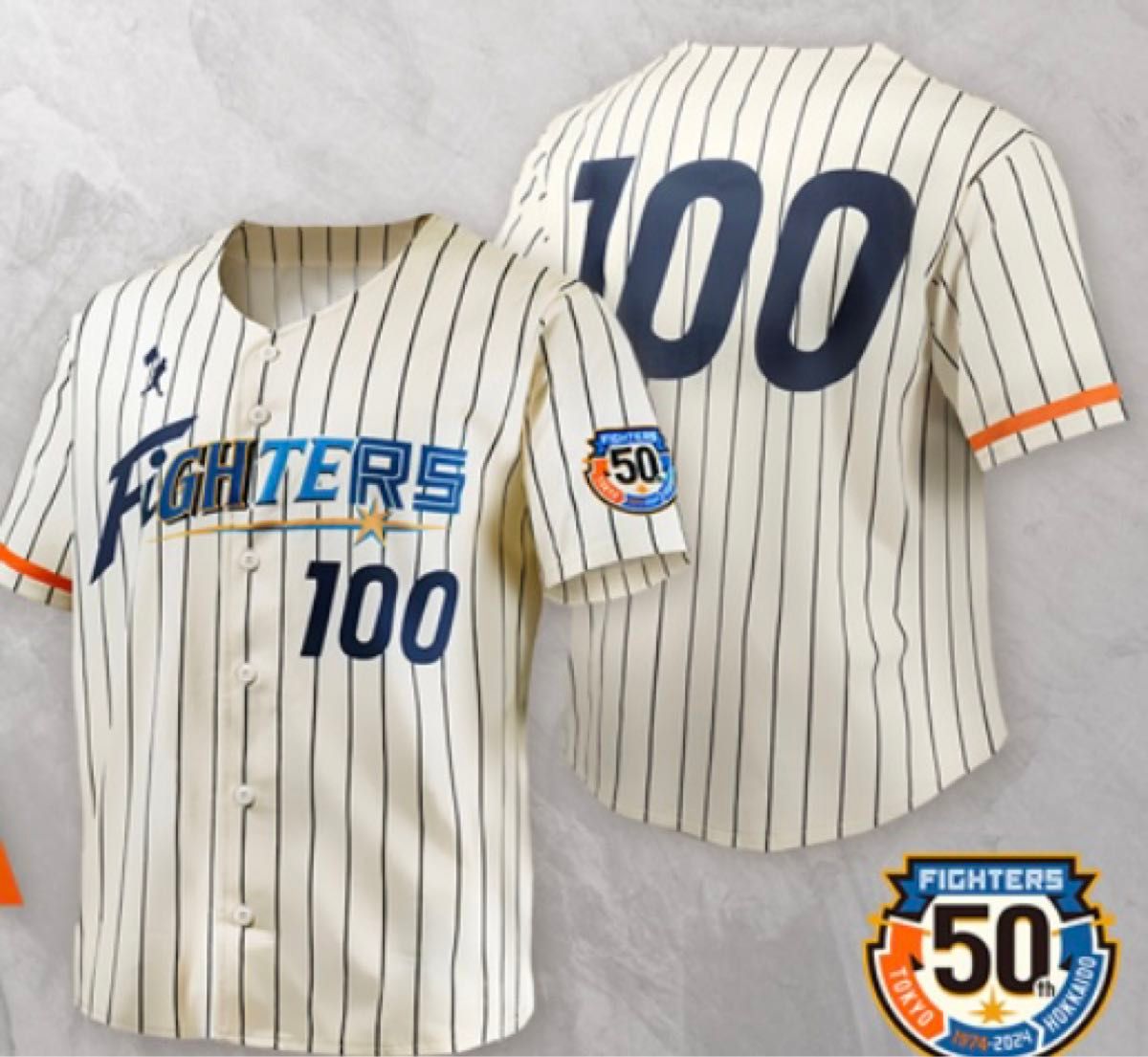 日本ハムファイターズ50周年ユニフォーム|Yahoo!フリマ(旧 日本ハムファイターズ50周年ユニフォーム|Yahoo!フリマ(旧