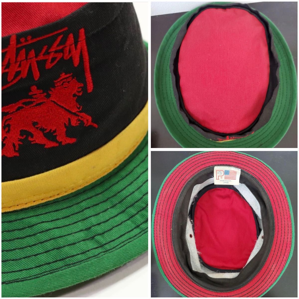 入手困難希少品】80s『 STUSSY 』USA製・ラスタハット・オールド 入手困難希少品】80s『 STUSSY 』USA製・ラスタハット・オールド