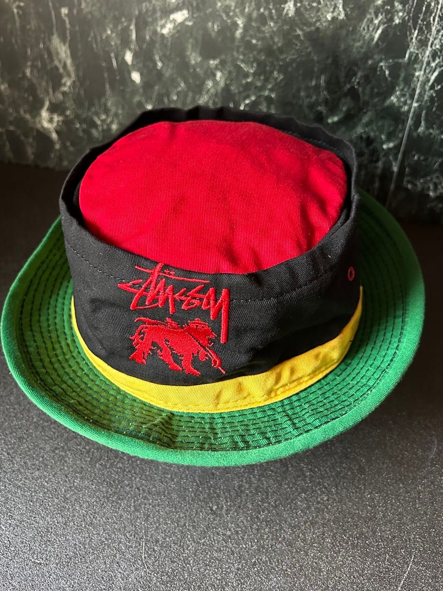 入手困難希少品】80s『 STUSSY 』USA製・ラスタハット・オールド 入手困難希少品】80s『 STUSSY 』USA製・ラスタハット・オールド