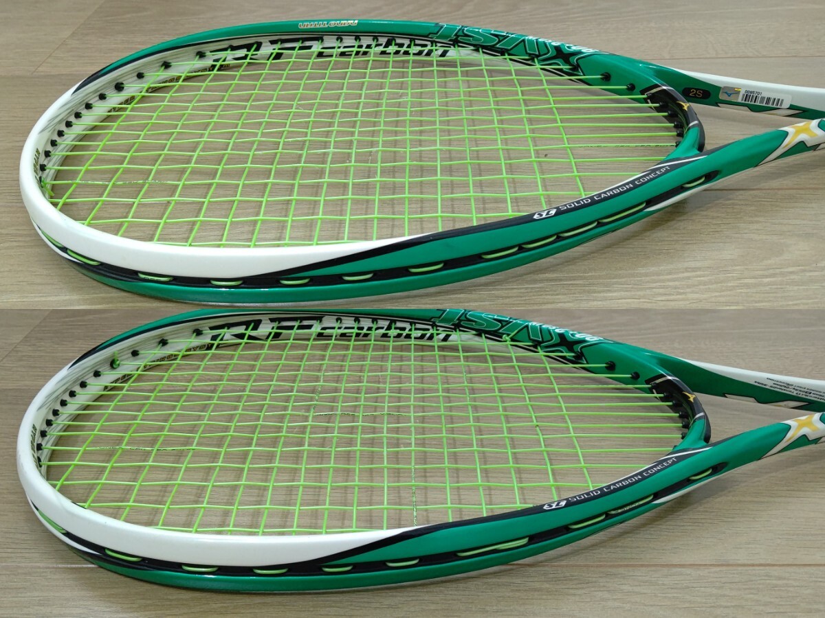 MIZUNO ミズノ XYST TT ジスト 軟式 テニスラケット 2S 中古 MIZUNO ミズノ XYST TT ジスト 軟式 テニスラケット 2S 中古