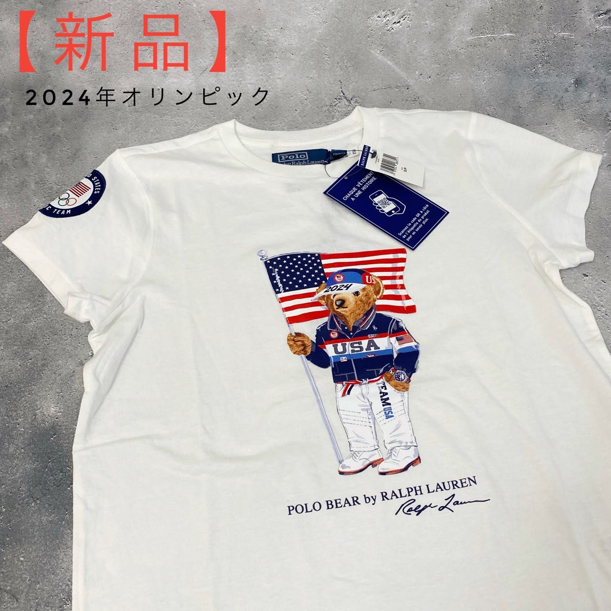 新品 タグ付き ポロ ラルフローレン ベア オリンピック Tシャツ 新品 タグ付き ポロ ラルフローレン ベア オリンピック Tシャツ