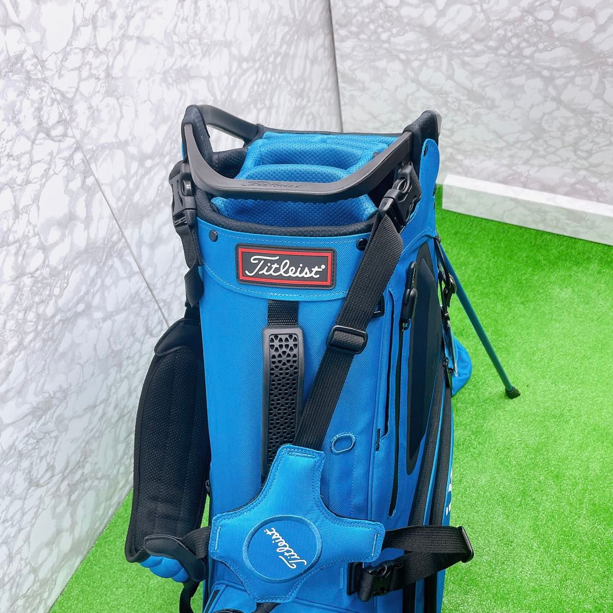 美品 タイトリスト 14分割 スタンドキャディバック ブルー 青 大 美品 タイトリスト 14分割 スタンドキャディバック ブルー 青 大