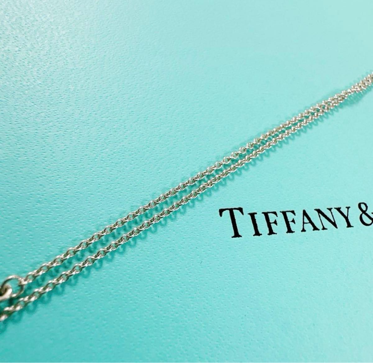 TIFFANY&Co ティファニー ネックレス チェーンのみ 42cm 純正 銀 TIFFANY&Co ティファニー ネックレス チェーンのみ 42cm 純正 銀