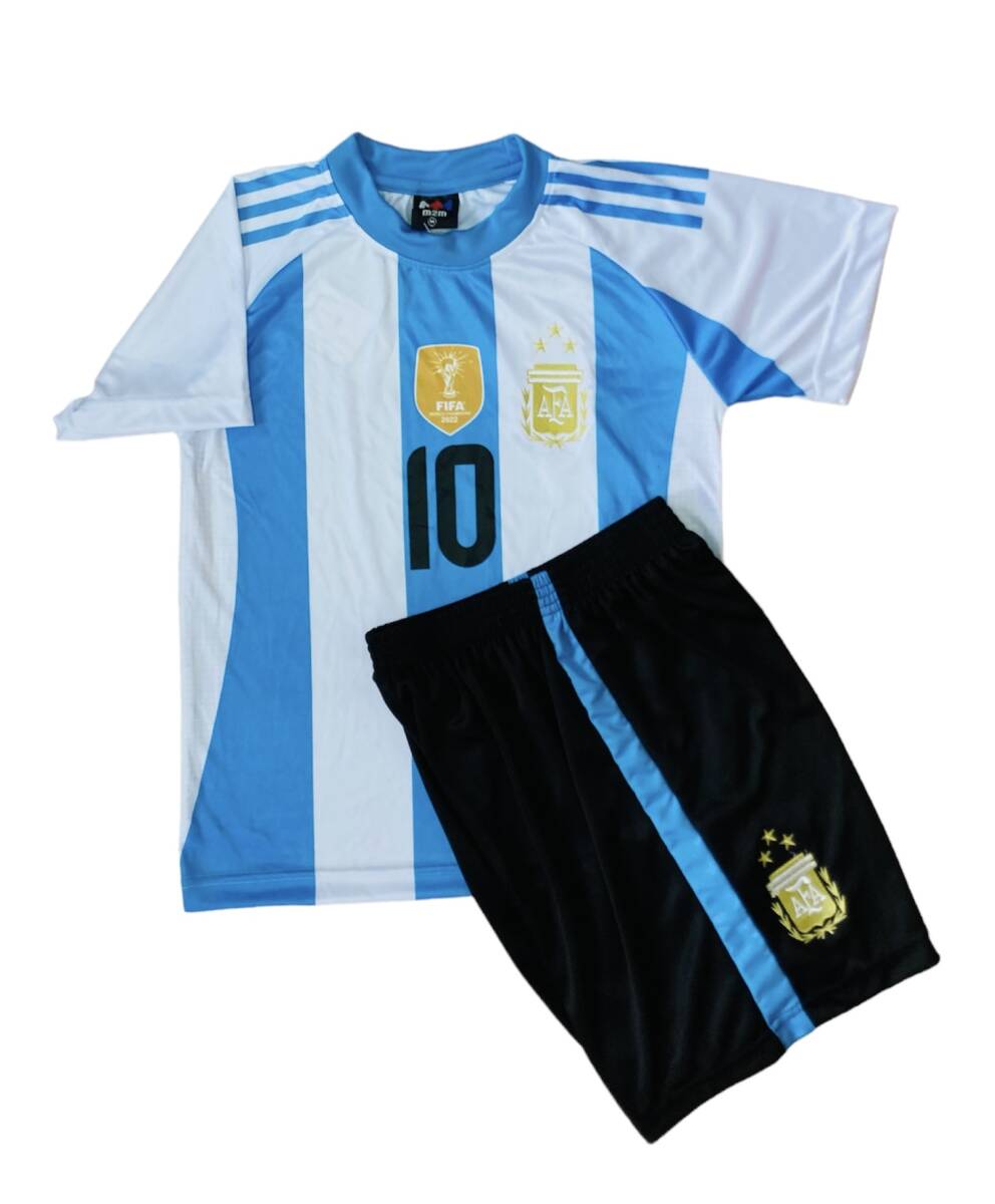  new goods Messhi #10 Argentina representative (H)24/25 for children 150-160. soccer Uni Home . number XXL