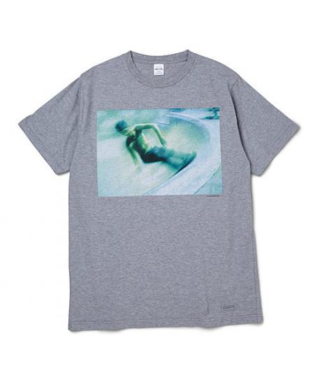 [ с биркой новый товар ]DELUXE Deluxe x RIPZINGER SK8 TEE GRAY BEDWINbedo wing T-SHITS SIZE L