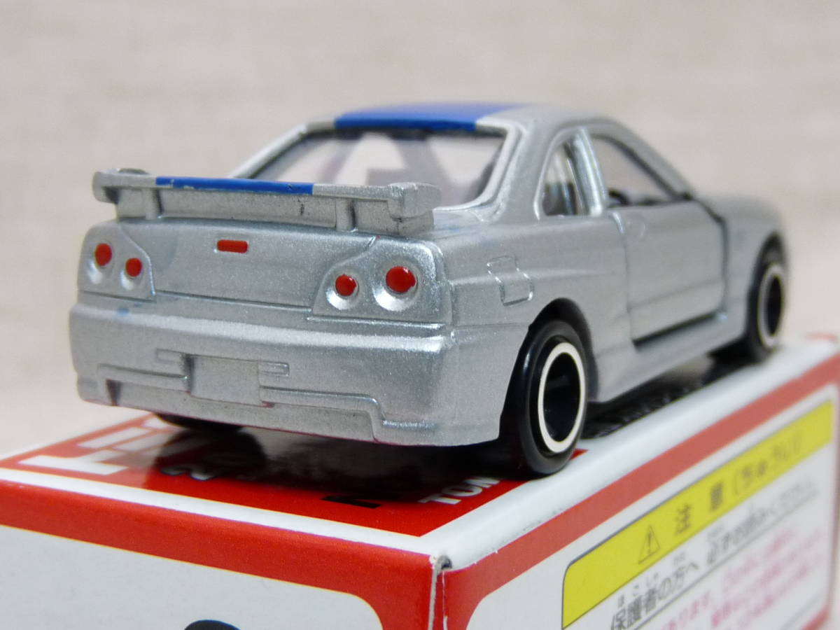 箱に傷みあり：トミカ30周年限定品 No.3 スカイライン GT-R(R34) Tomica 30th anniversary limited edition No. 3 Skyline GT-R (R34) _画像4