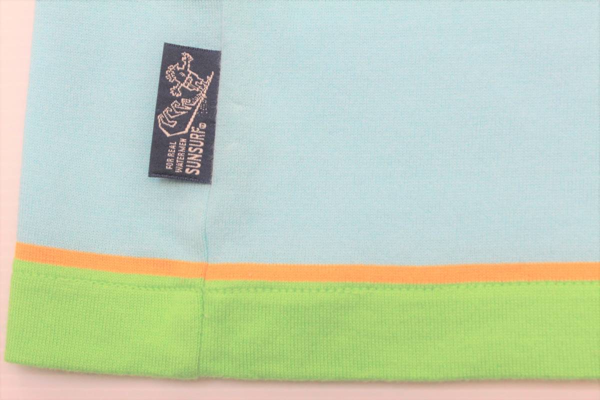 YTS23東洋Sジョンセバーソン 織り柄 ボーダー 半袖Tシャツ 日本製John SeversonサンサーフSUN SURF_画像5