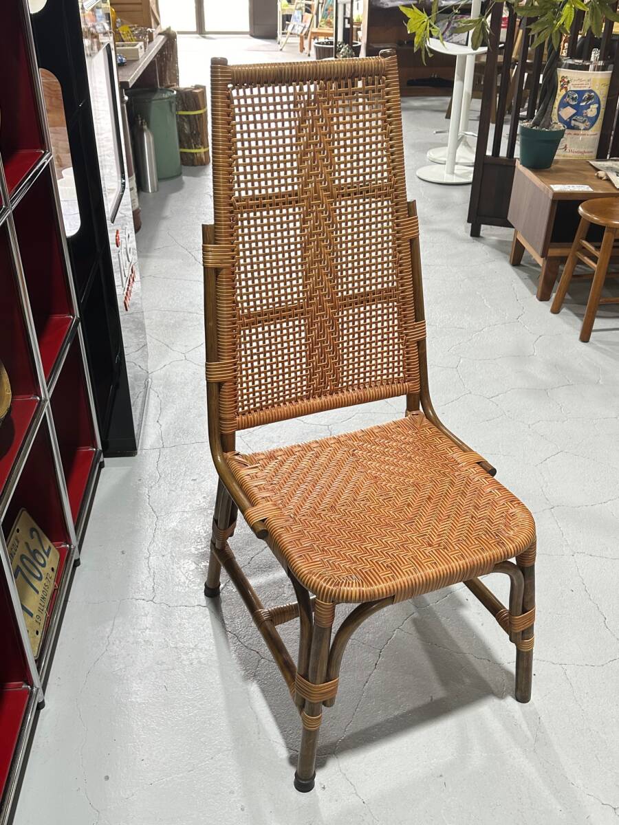 ☆古島籐家具店☆ ラタンチェア 籐 ダイニングチェア ハイバック ☆古島籐家具店☆ ラタンチェア 籐 ダイニングチェア ハイバック