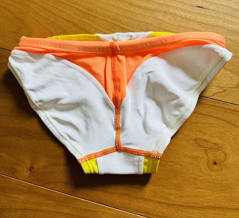 Bibian 比比昂 - 【美品】SPEEDO / RQ632 / ホワイト×オレンジ Bibian 比比昂 - 【美品】SPEEDO / RQ632 / ホワイト×オレンジ