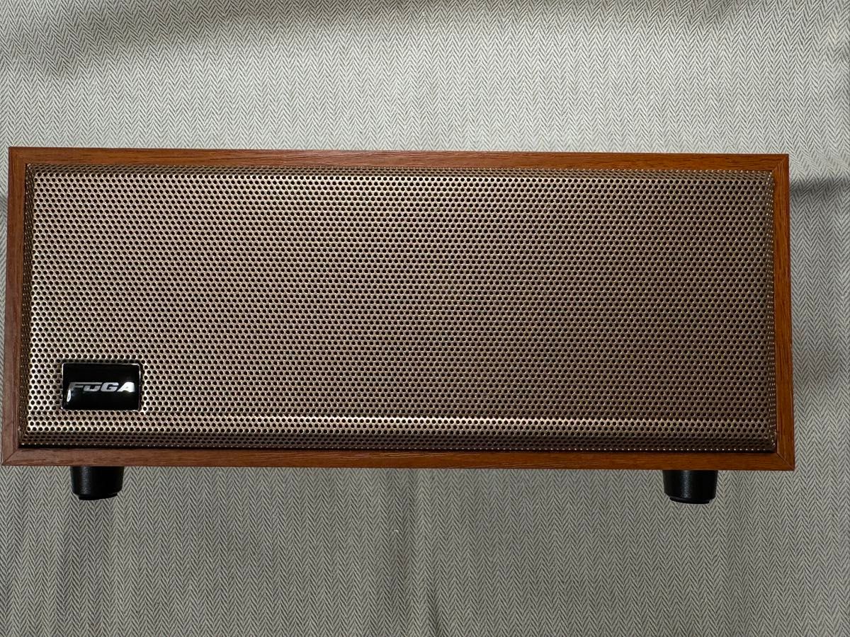新品未使用品 FUGA スピーカー スタイリッシュ 木目調 ブラウン 新品未使用品 FUGA スピーカー スタイリッシュ 木目調 ブラウン