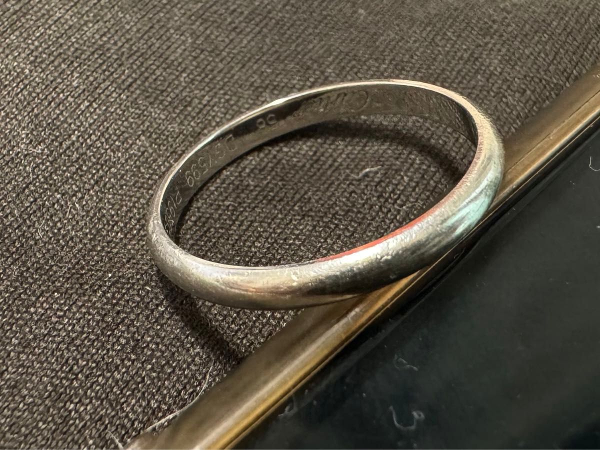 美品 カルティエ 1895 ウェディングリング プラチナ 950/1000 美品 カルティエ 1895 ウェディングリング プラチナ 950/1000