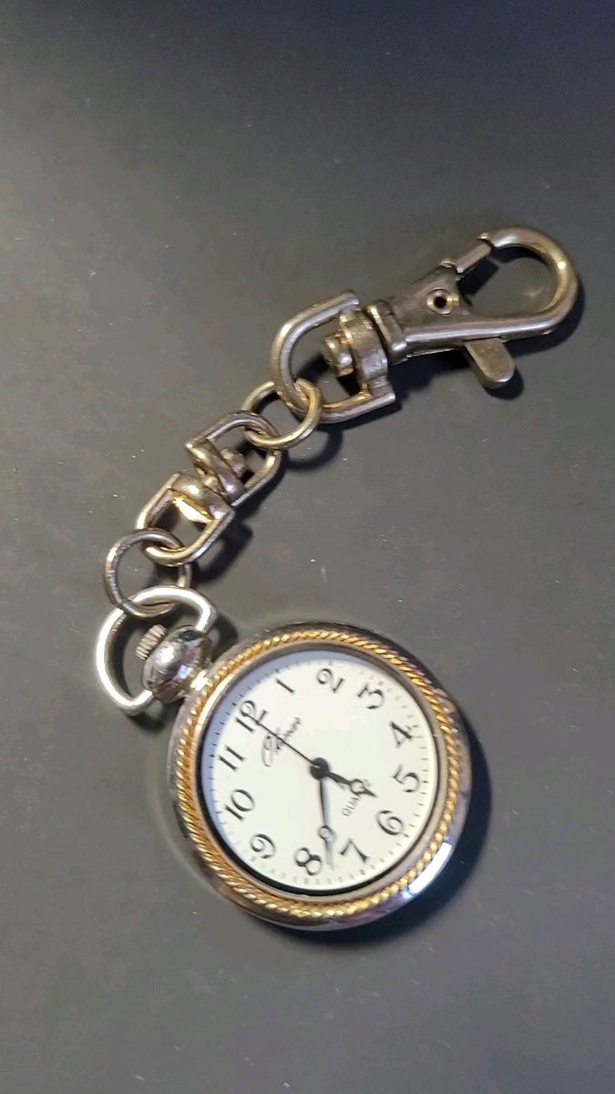 キーホルダー クォーツ 時計 ゴールド ナースウォッチ
