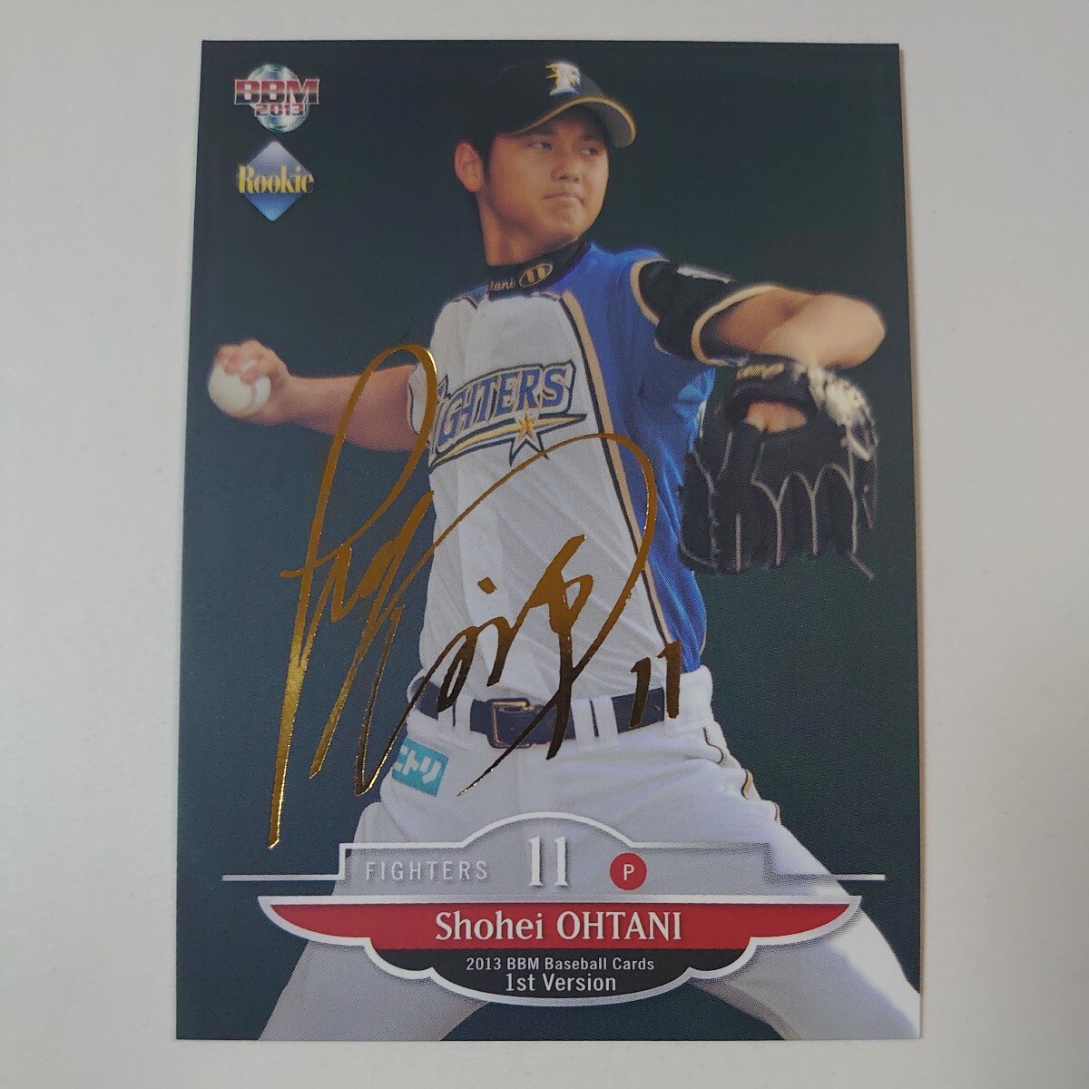 2013 BBM 1st 100枚限定 大谷翔平 ルーキーカード 金箔サイン 2013 BBM 1st 100枚限定 大谷翔平 ルーキーカード 金箔サイン