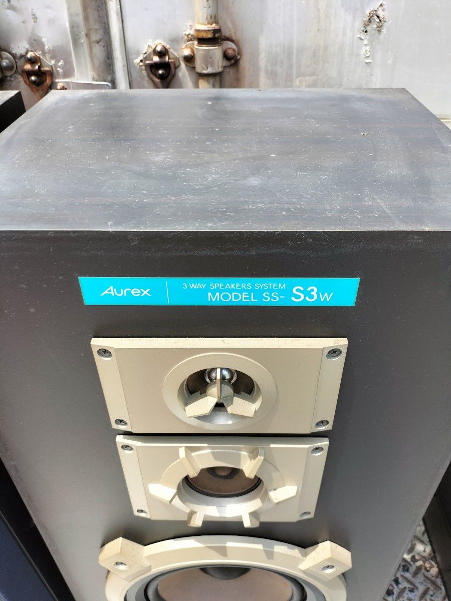 Aurex スピーカーシステム SS-S3W ペア 東芝 日本製 レトロ 現状 Aurex スピーカーシステム SS-S3W ペア 東芝 日本製 レトロ 現状