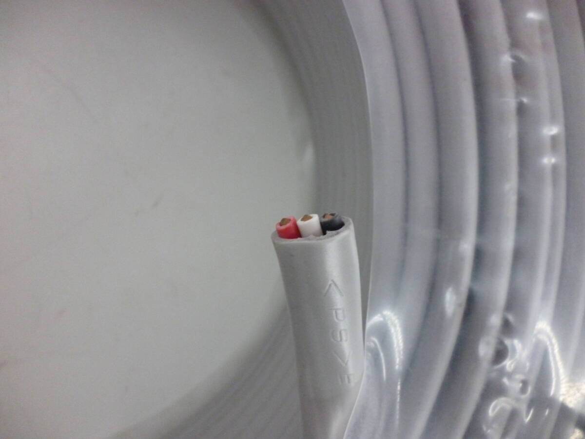 未使用品 YAZAKI 矢崎 VVF2.0-3c VVFケーブル 3×2.0mm 100m 灰 未使用品 YAZAKI 矢崎 VVF2.0-3c VVFケーブル 3×2.0mm 100m 灰