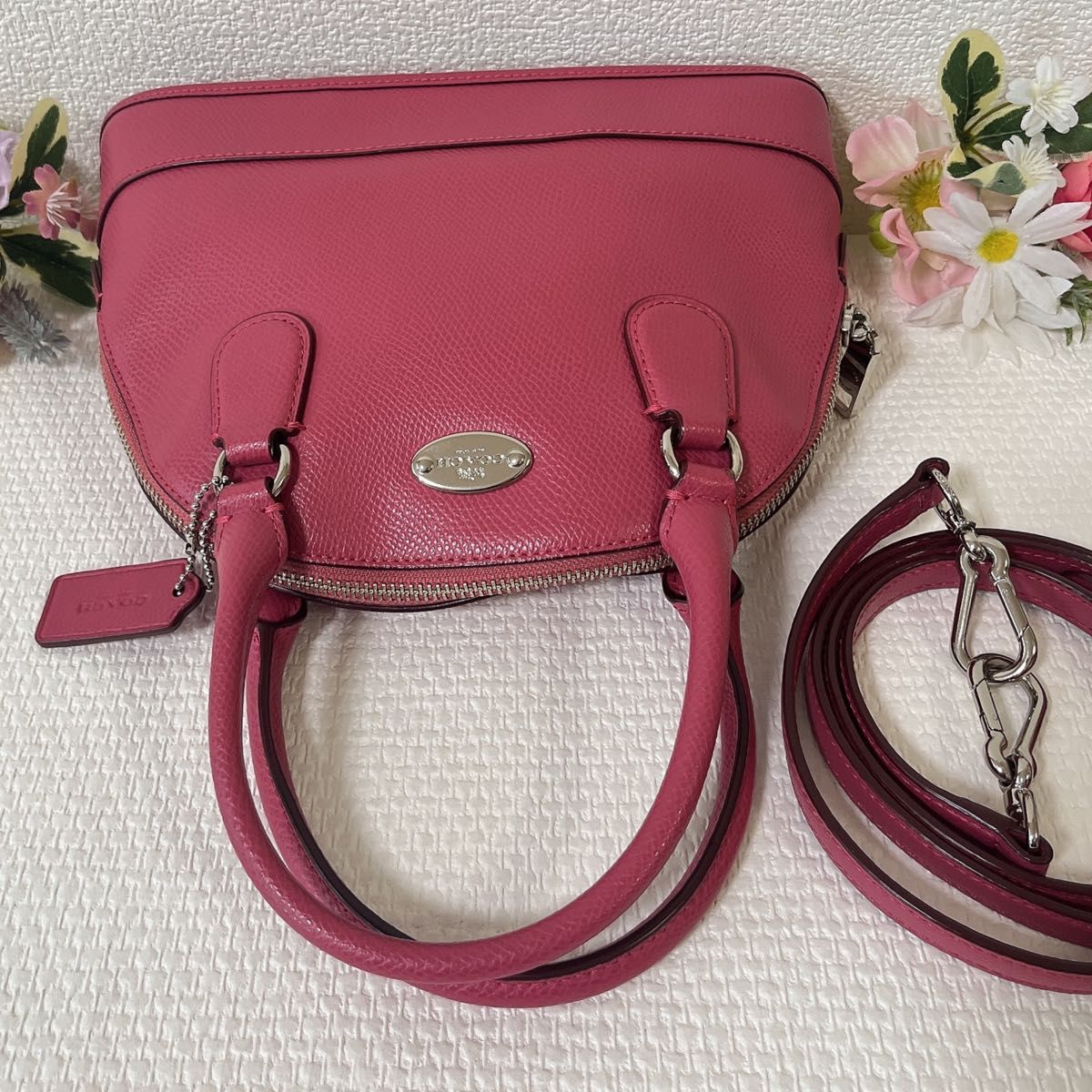極美品】COACH コーチ ショルダーバッグ 2way ハンドバッグ 斜め 極美品】COACH コーチ ショルダーバッグ 2way ハンドバッグ 斜め